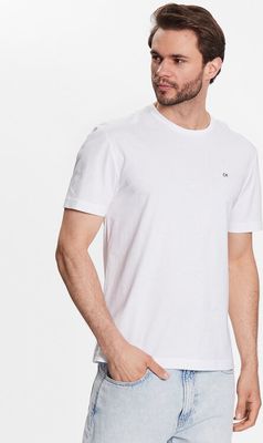 T-shirt męski casualowy Calvin Klein ze sklepu: MODIVO w kategorii: T-shirty męskie - zdjęcie WP-EBWP-BKLVO-LN0_0000302346783