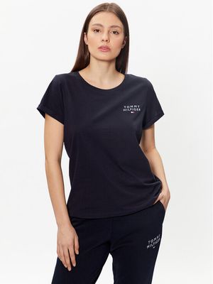 Bluzka damska na wiosnę Tommy Hilfiger ze sklepu: MODIVO w kategorii: Bluzki damskie - zdjęcie WP-EBWP-BKLVO-LN0_0000302366835