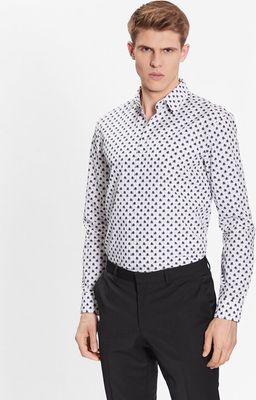 Koszula męska z klasycznym kołnierzykiem HUGO ze sklepu: MODIVO w kategorii: Koszule męskie - zdjęcie WP-EBWP-BKLVO-LN0_0000302492077