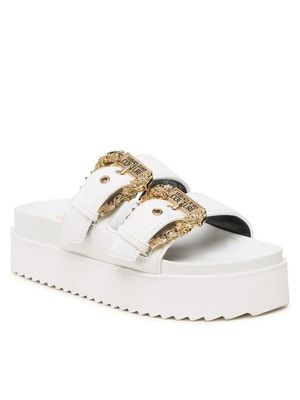 Klapki damskie letnie Versace Jeans Couture ze sklepu: MODIVO w kategorii: Klapki damskie