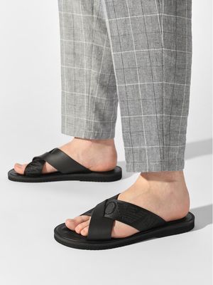Emporio Armani - Klapki męskie na lato ze sklepu: MODIVO w kategorii: Klapki męskie - zdjęcie WP-EBWP-BKLVO-LN0_0000302634187