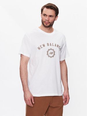 T-shirt męski młodzieżowy na wiosnę New Balance ze sklepu: MODIVO w kategorii: T-shirty męskie - zdjęcie WP-EBWP-BKLVO-LN0_0000302695843