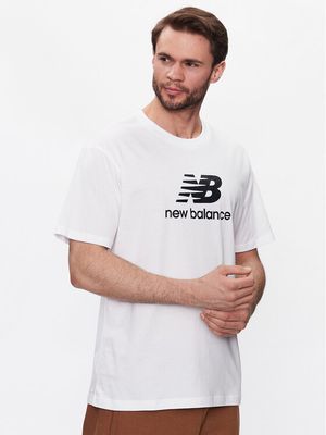 New Balance - T-shirt męski sportowy ze sklepu: MODIVO w kategorii: T-shirty męskie - zdjęcie WP-EBWP-BKLVO-LN0_0000302700349