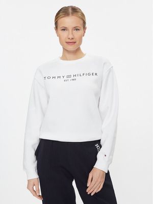 Bluza damska z napisem Tommy Hilfiger ze sklepu: MODIVO w kategorii: Bluzy damskie - zdjęcie WP-EBWP-BKLVO-LN0_0000302794362