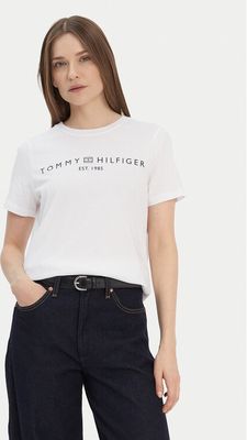Bluzka damska wiosenna Tommy Hilfiger ze sklepu: MODIVO w kategorii: Bluzki damskie - zdjęcie WP-EBWP-BKLVO-LN0_0000302794546