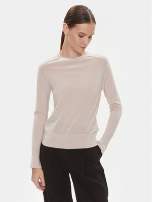 Sweter damski casual bez wzorów Calvin Klein ze sklepu: MODIVO w kategorii: Swetry damskie - zdjęcie WP-EBWP-BKLVO-LN0_0000302794973