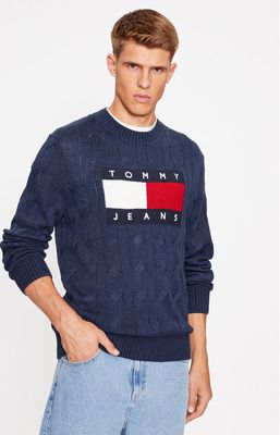 Tommy Jeans - Sweter męski młodzieżowy ze sklepu: MODIVO w kategorii: Swetry męskie - zdjęcie WP-EBWP-BKLVO-LN0_0000302800780