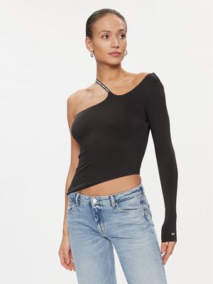 Bluzka damska na lato Tommy Jeans ze sklepu: MODIVO w kategorii: Bluzki damskie - zdjęcie WP-EBWP-BKLVO-LN0_0000302806010