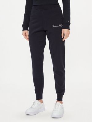 Spodnie damskie Tommy Hilfiger ze sklepu: MODIVO w kategorii: Spodnie damskie - zdjęcie WP-EBWP-BKLVO-LN0_0000302806300