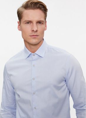 Calvin Klein - Koszula męska z klasycznym kołnierzykiem na wiosnę ze sklepu: MODIVO w kategorii: Koszule męskie - zdjęcie WP-EBWP-BKLVO-LN0_0000302809585