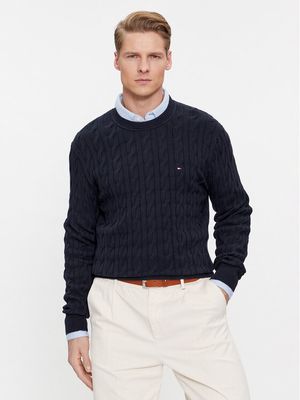 Tommy Hilfiger - Sweter męski casual na zimę ze sklepu: MODIVO w kategorii: Swetry męskie - zdjęcie WP-EBWP-BKLVO-LN0_0000302812653