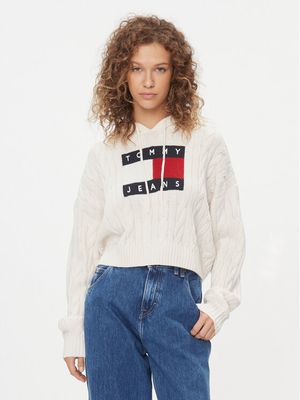 Sweter damski jesienny Tommy Jeans ze sklepu: MODIVO w kategorii: Swetry damskie - zdjęcie WP-EBWP-BKLVO-LN0_0000302813117