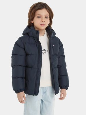 Kurtka chłopięca na zimę Tommy Hilfiger ze sklepu: MODIVO w kategorii: Kurtki chłopięce - zdjęcie WP-EBWP-BKLVO-LN0_0000302813834