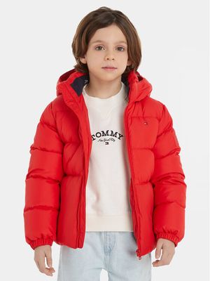 Kurtka chłopięca na zimę Tommy Hilfiger ze sklepu: MODIVO w kategorii: Kurtki chłopięce - zdjęcie WP-EBWP-BKLVO-LN0_0000302814237