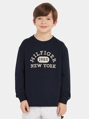 T-shirt chłopięce jesienny Tommy Hilfiger ze sklepu: MODIVO w kategorii: T-shirty chłopięce - zdjęcie WP-EBWP-BKLVO-LN0_0000302819997