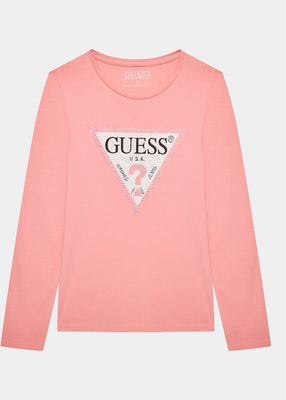 Bluzka dziewczęca wiosenna Guess ze sklepu: MODIVO w kategorii: Bluzki dziewczęce - zdjęcie WP-EBWP-BKLVO-LN0_0000302831975
