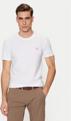 T-shirt męski Guess ze sklepu: MODIVO w kategorii: T-shirty męskie - zdjęcie WP-EBWP-BKLVO-LN0_0000302842018