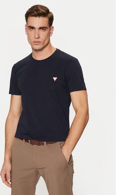T-shirt męski casual Guess ze sklepu: MODIVO w kategorii: T-shirty męskie - zdjęcie WP-EBWP-BKLVO-LN0_0000302842131