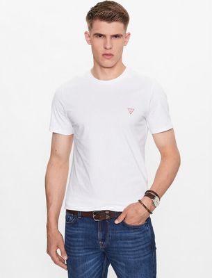 T-shirt męski na wiosnę Guess ze sklepu: MODIVO w kategorii: T-shirty męskie - zdjęcie WP-EBWP-BKLVO-LN0_0000302842704