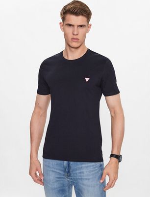 T-shirt męski casual Guess ze sklepu: MODIVO w kategorii: T-shirty męskie - zdjęcie WP-EBWP-BKLVO-LN0_0000302842759