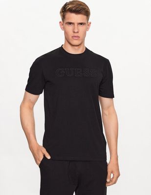 T-shirt męski wiosenny Guess ze sklepu: MODIVO w kategorii: T-shirty męskie - zdjęcie WP-EBWP-BKLVO-LN0_0000302884544