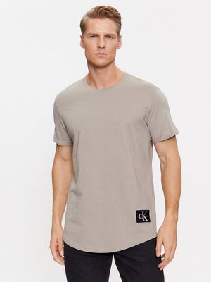 T-shirt męski casual Calvin Klein Jeans ze sklepu: MODIVO w kategorii: T-shirty męskie - zdjęcie WP-EBWP-BKLVO-LN0_0000302886104