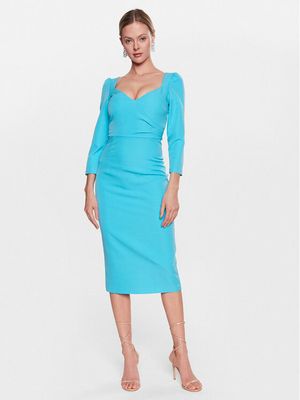 Sukienka na wiosnę elegancka Nissa ze sklepu: MODIVO w kategorii: Sukienki - zdjęcie WP-EBWP-BKLVO-LN0_0000302952816
