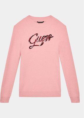 Sweter dziewczęcy jesienny Guess ze sklepu: MODIVO w kategorii: Swetry dziewczęce - zdjęcie WP-EBWP-BKLVO-LN0_0000302966127