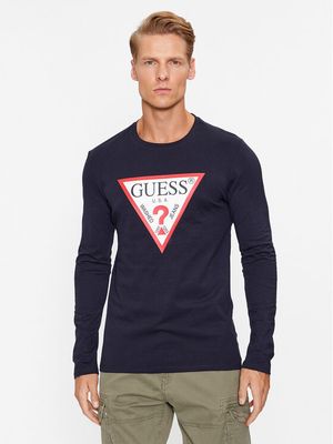 T-shirt męski w stylu młodzieżowym Guess ze sklepu: MODIVO w kategorii: T-shirty męskie - zdjęcie WP-EBWP-BKLVO-LN0_0000302976720