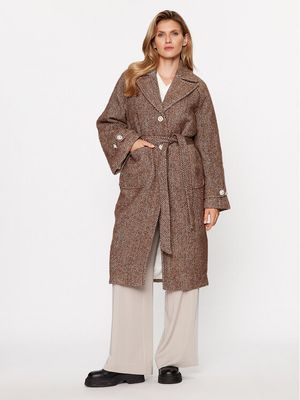 Płaszcz damski na jesień casual Custommade ze sklepu: MODIVO w kategorii: Płaszcze damskie - zdjęcie WP-EBWP-BKLVO-LN0_0000302976843