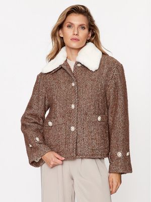 Płaszcz damski Custommade ze sklepu: MODIVO w kategorii: Płaszcze damskie - zdjęcie WP-EBWP-BKLVO-LN0_0000302976980
