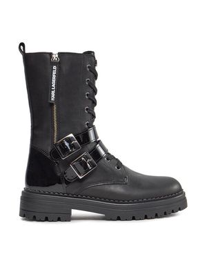 Buty zimowe dziecięce na zimę Karl Lagerfeld Kids ze sklepu: MODIVO w kategorii: Buty zimowe dziecięce - zdjęcie WP-EBWP-BKLVO-LN0_0000302980222