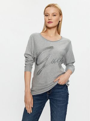 Sweter damski casualowy Guess ze sklepu: MODIVO w kategorii: Swetry damskie - zdjęcie WP-EBWP-BKLVO-LN0_0000303021481