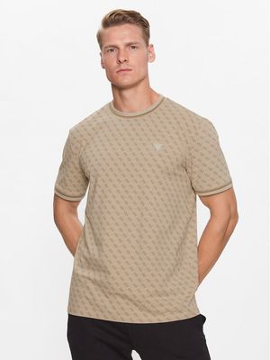 T-shirt męski casual Guess ze sklepu: MODIVO w kategorii: T-shirty męskie - zdjęcie WP-EBWP-BKLVO-LN0_0000303023300