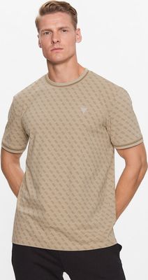 T-shirt męski casual Guess ze sklepu: MODIVO w kategorii: T-shirty męskie - zdjęcie WP-EBWP-BKLVO-LN0_0000303023300