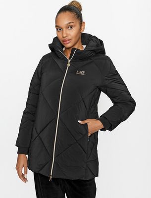 Kurtka damska casual EA7 Emporio Armani ze sklepu: MODIVO w kategorii: Kurtki damskie - zdjęcie WP-EBWP-BKLVO-LN0_0000303076962