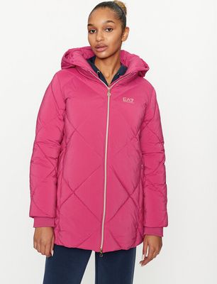 Kurtka damska casual EA7 Emporio Armani ze sklepu: MODIVO w kategorii: Kurtki damskie - zdjęcie WP-EBWP-BKLVO-LN0_0000303076993