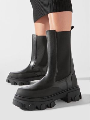Botki jesienne DKNY ze sklepu: MODIVO w kategorii: Botki - zdjęcie WP-EBWP-BKLVO-LN0_0000303078515