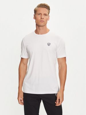 EA7 Emporio Armani - T-shirt męski casualowy na wiosnę ze sklepu: MODIVO w kategorii: T-shirty męskie - zdjęcie WP-EBWP-BKLVO-LN0_0000303085209