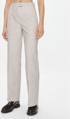 Spodnie damskie casual Marella ze sklepu: MODIVO w kategorii: Spodnie damskie - zdjęcie WP-EBWP-BKLVO-LN0_0000303092436