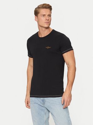 T-shirt męski na wiosnę Aeronautica Militare ze sklepu: MODIVO w kategorii: T-shirty męskie - zdjęcie WP-EBWP-BKLVO-LN0_0000303095680