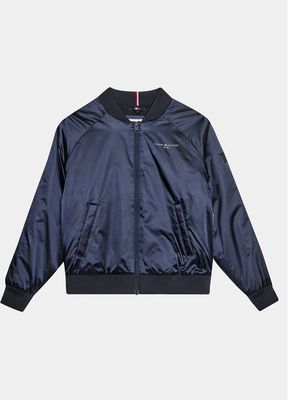 Kurtka chłopięca jesienna Tommy Hilfiger ze sklepu: MODIVO w kategorii: Kurtki chłopięce - zdjęcie WP-EBWP-BKLVO-LN0_0000303096663