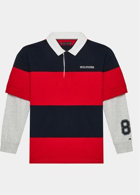 Bluza chłopięca zimowa Tommy Hilfiger ze sklepu: MODIVO w kategorii: Bluzy chłopięce - zdjęcie WP-EBWP-BKLVO-LN0_0000303097387
