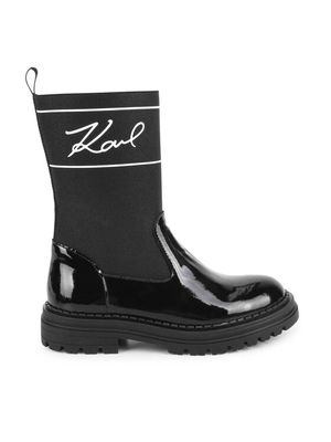 Buty zimowe dziecięce zimowe Karl Lagerfeld Kids ze sklepu: MODIVO w kategorii: Buty zimowe dziecięce - zdjęcie WP-EBWP-BKLVO-LN0_0000303099794