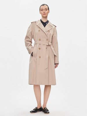 Płaszcz damski Tommy Hilfiger ze sklepu: MODIVO w kategorii: Płaszcze damskie - zdjęcie WP-EBWP-BKLVO-LN0_0000303106775