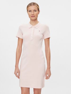 Sukienka dopasowana Tommy Hilfiger ze sklepu: MODIVO w kategorii: Sukienki - zdjęcie WP-EBWP-BKLVO-LN0_0000303106911