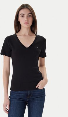 Bluzka damska na wiosnę Tommy Hilfiger ze sklepu: MODIVO w kategorii: Bluzki damskie - zdjęcie WP-EBWP-BKLVO-LN0_0000303109516