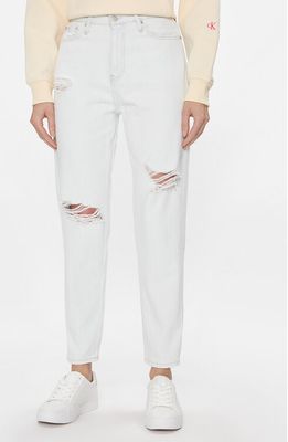 Jeansy damskie casualowe Calvin Klein Jeans ze sklepu: MODIVO w kategorii: Jeansy damskie - zdjęcie WP-EBWP-BKLVO-LN0_0000303113285