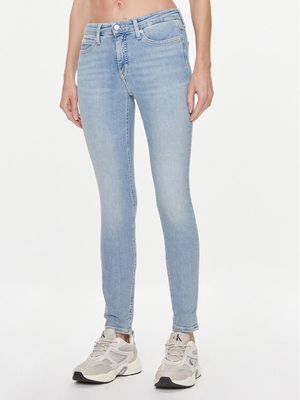Calvin Klein Jeans - Jeansy damskie ze sklepu: MODIVO w kategorii: Jeansy damskie - zdjęcie WP-EBWP-BKLVO-LN0_0000303113544
