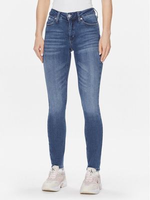 Jeansy damskie wiosenne Calvin Klein Jeans ze sklepu: MODIVO w kategorii: Jeansy damskie - zdjęcie WP-EBWP-BKLVO-LN0_0000303113674